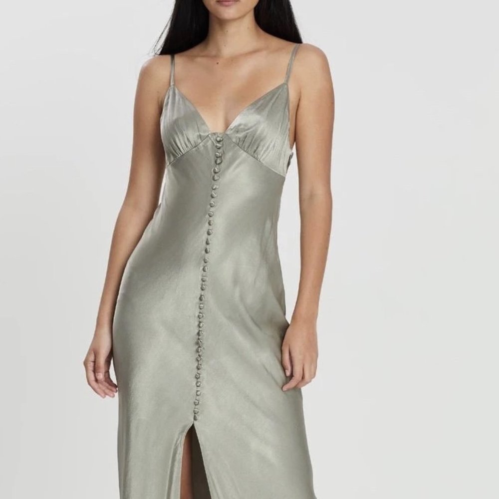 Shona Joy La Lune Dress in Sage